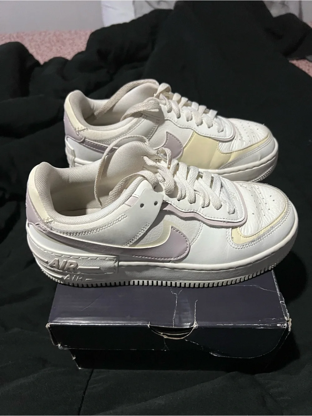 Nike Air Force 1 Shadow Sail Platinum Violet W Size 6.5